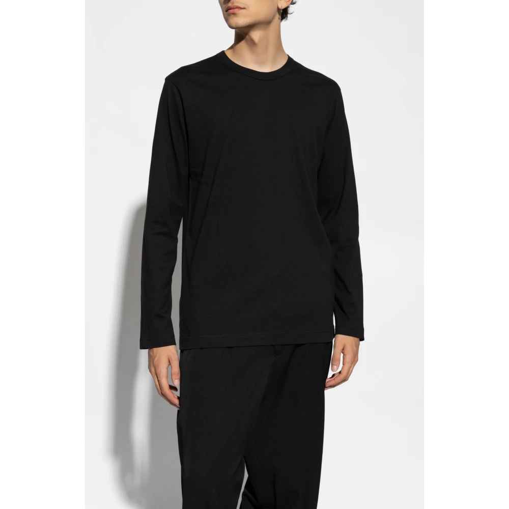 Comme des Garçons T-shirt met Patch Black Heren