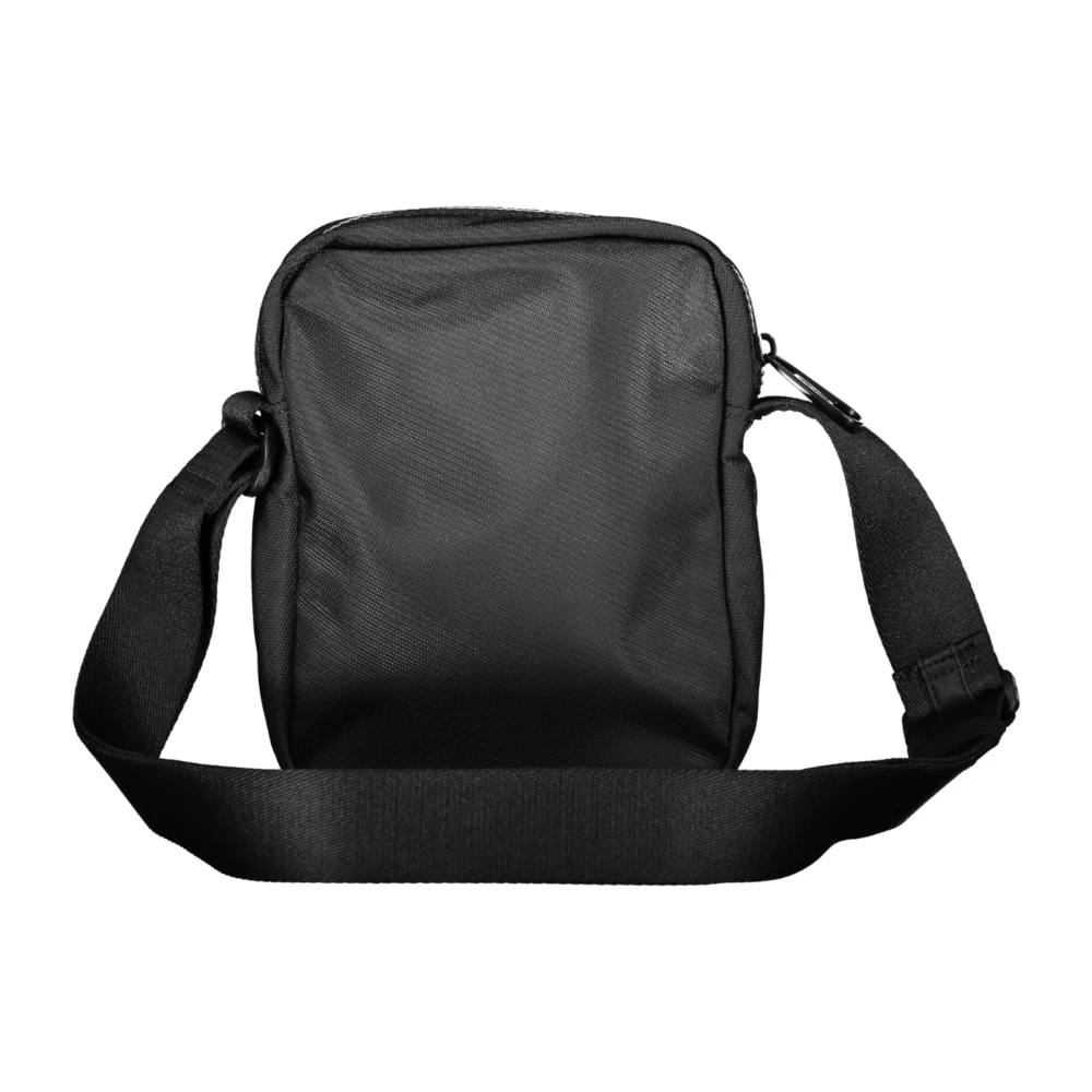 Calvin Klein Zwarte Heren Schoudertas Contrast Details Black Heren