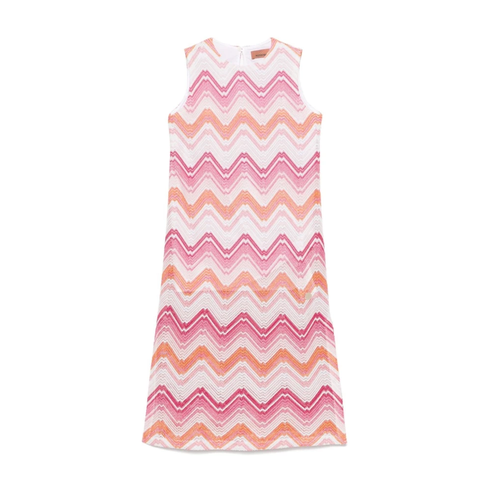 Missoni Girls Multicolor Dresses,, Kids Woven Dress For Size 13 Y