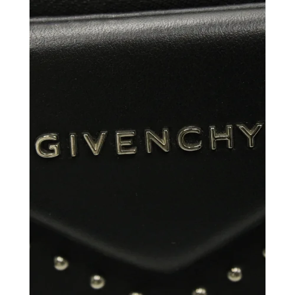 Givenchy Pre-owned Zwarte leren Givenchy Antigona tas Black Dames