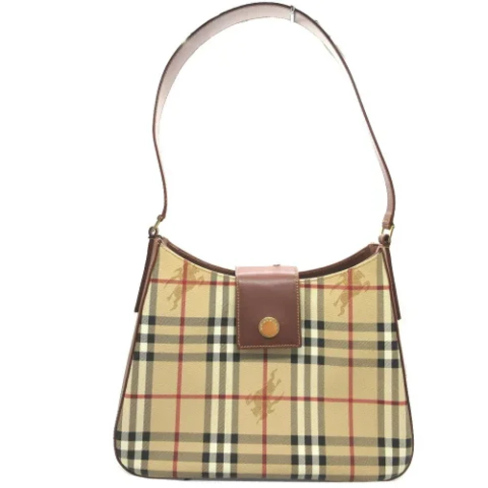 Burberry Vintage Pre-owned Plastic totes Beige Dames