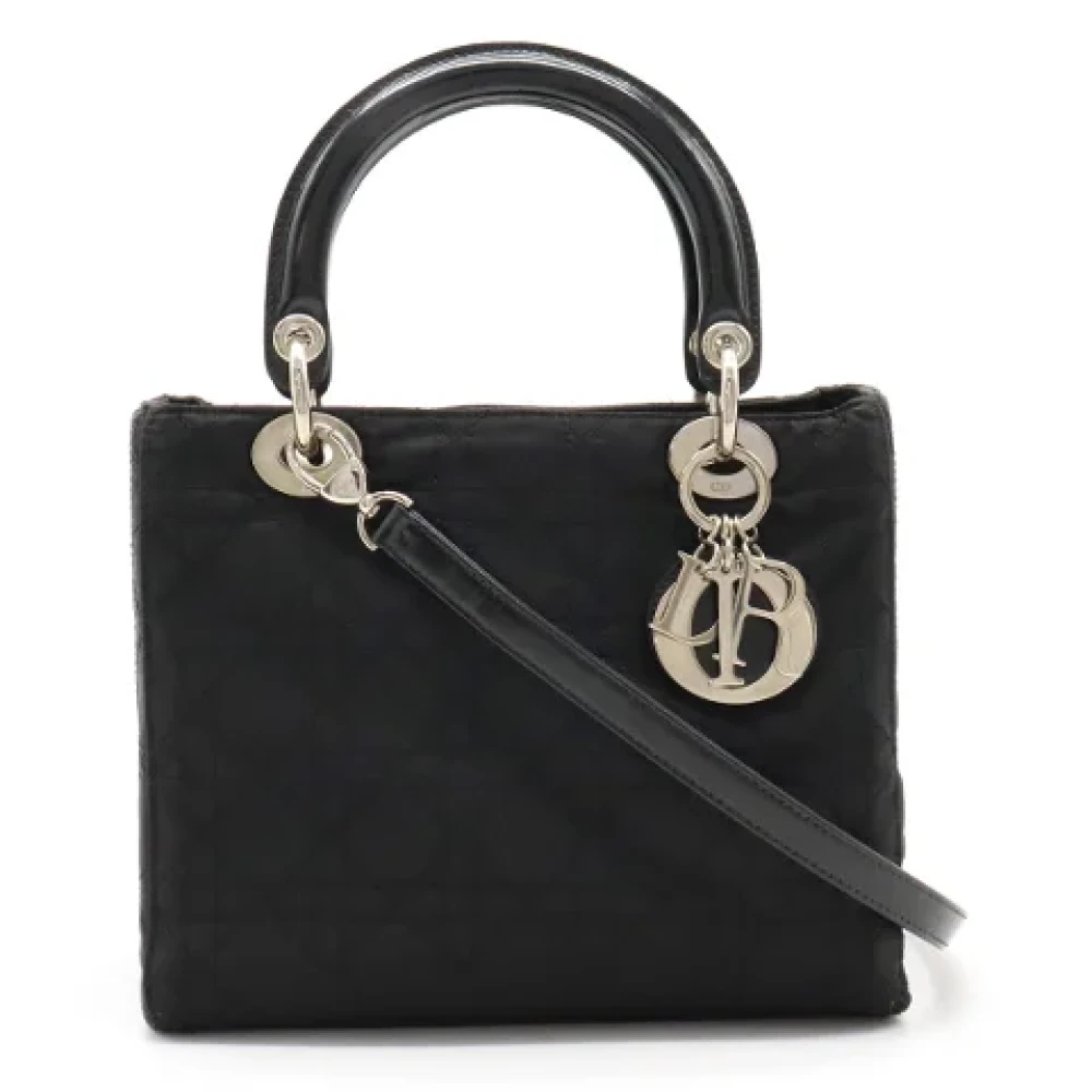 Dior Vintage Pre-owned Canvas dior-bags Black Dames