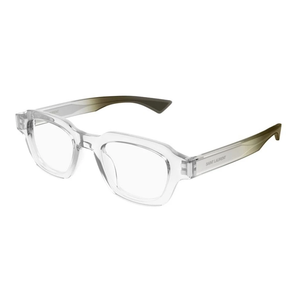 Saint Laurent Unisex Gray Glasses, 48 Mm, Optical Frame