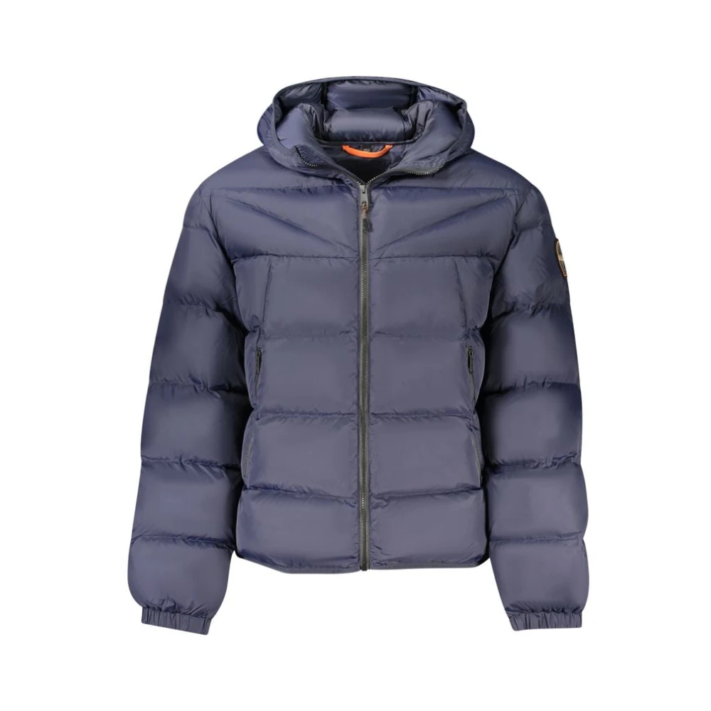 Napapijri Men's Blue Winter Jackets, 2XL, Hooded Jacket