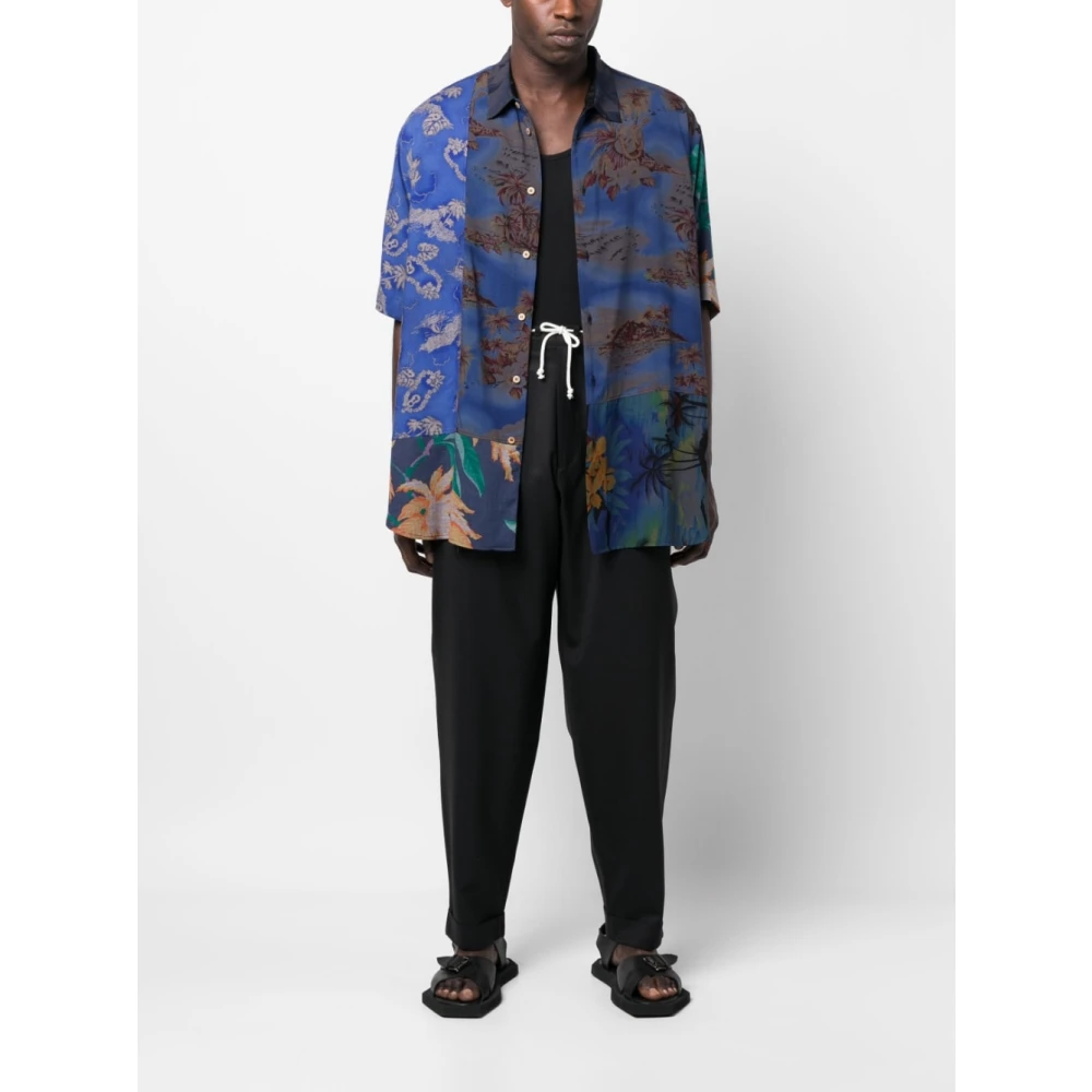 Magliano Vintage Hawaïaans Surplus Shirt Black Heren