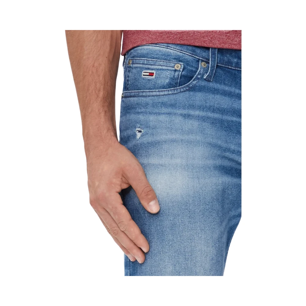 Tommy Jeans Blauwe Denim Jeans Aw24 Blue Heren