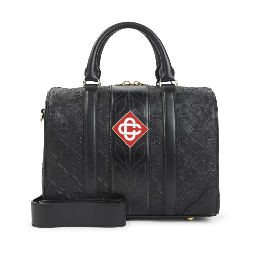 Casablanca Men's Black Mini Monogram Weekender