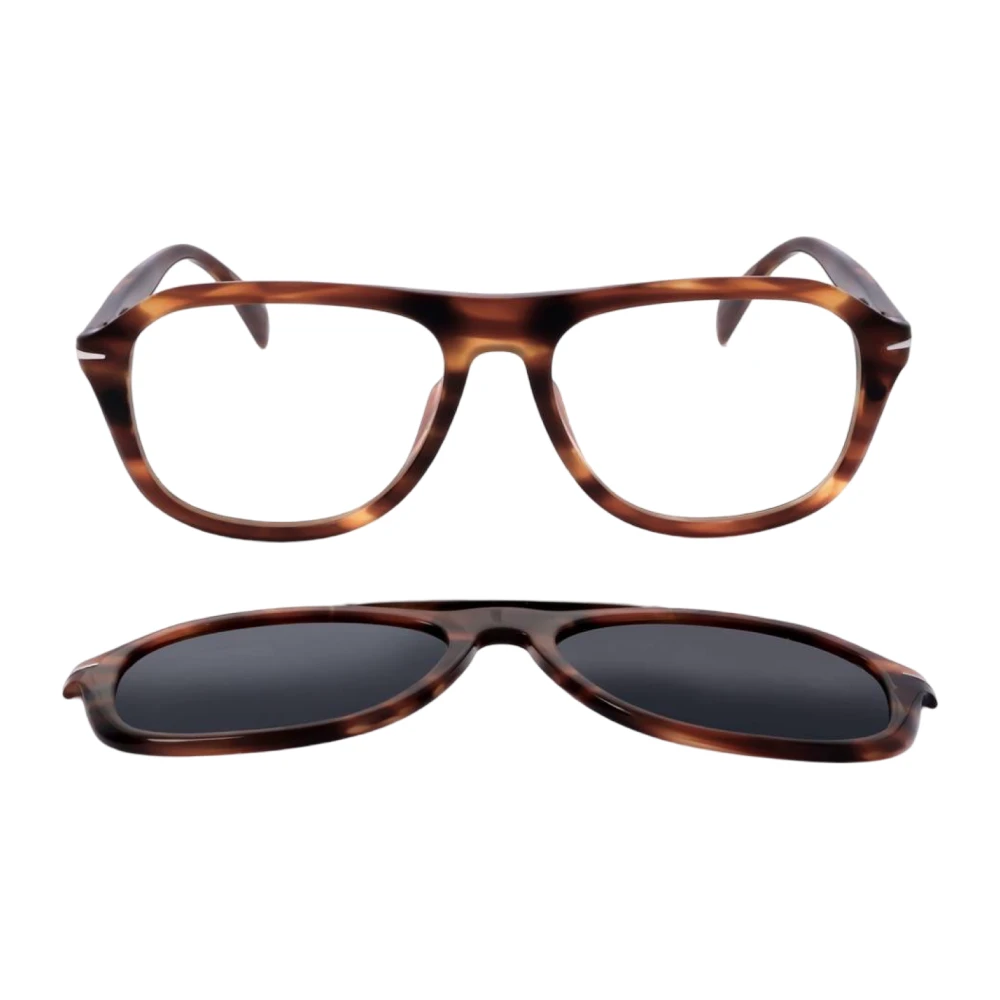Eyewear by David Beckham Stijlvolle zonnebril voor mannen Brown Heren