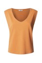 washed-orange-v-hals-t-shirt