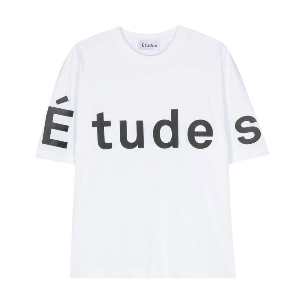 Études T-Shirts White Heren