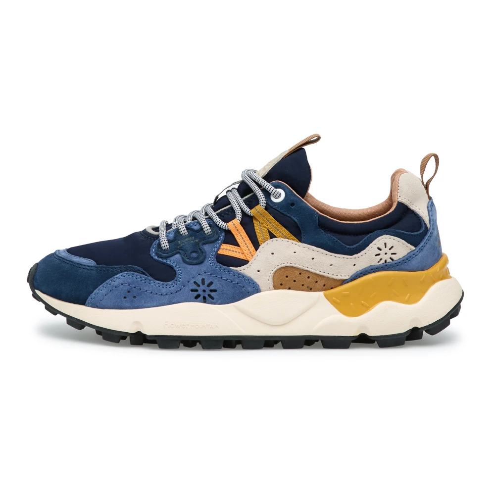 Flower Mountain Men's Blue Yamano 3 Trainers - Sneakers - 7 Uk - Shoes