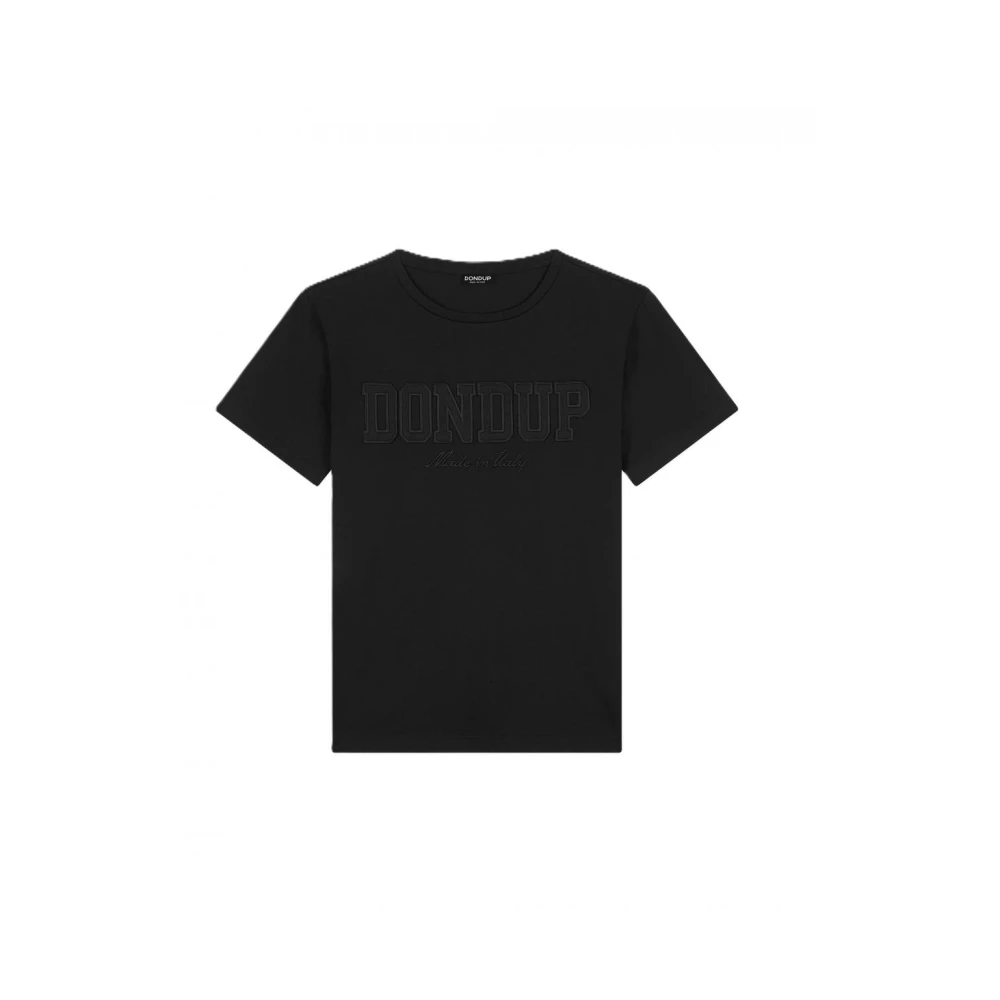 Dondup Katoenen T-shirt Black Heren