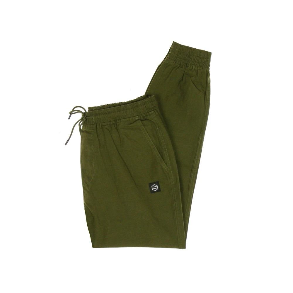 Dolly Noire Ripstop Groene Jogger Broek Green Heren