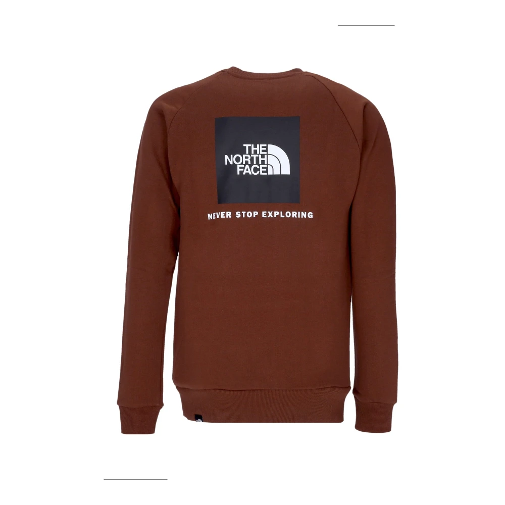 The North Face Redbox Crew Dark Oak Sweatshirt Brown Heren