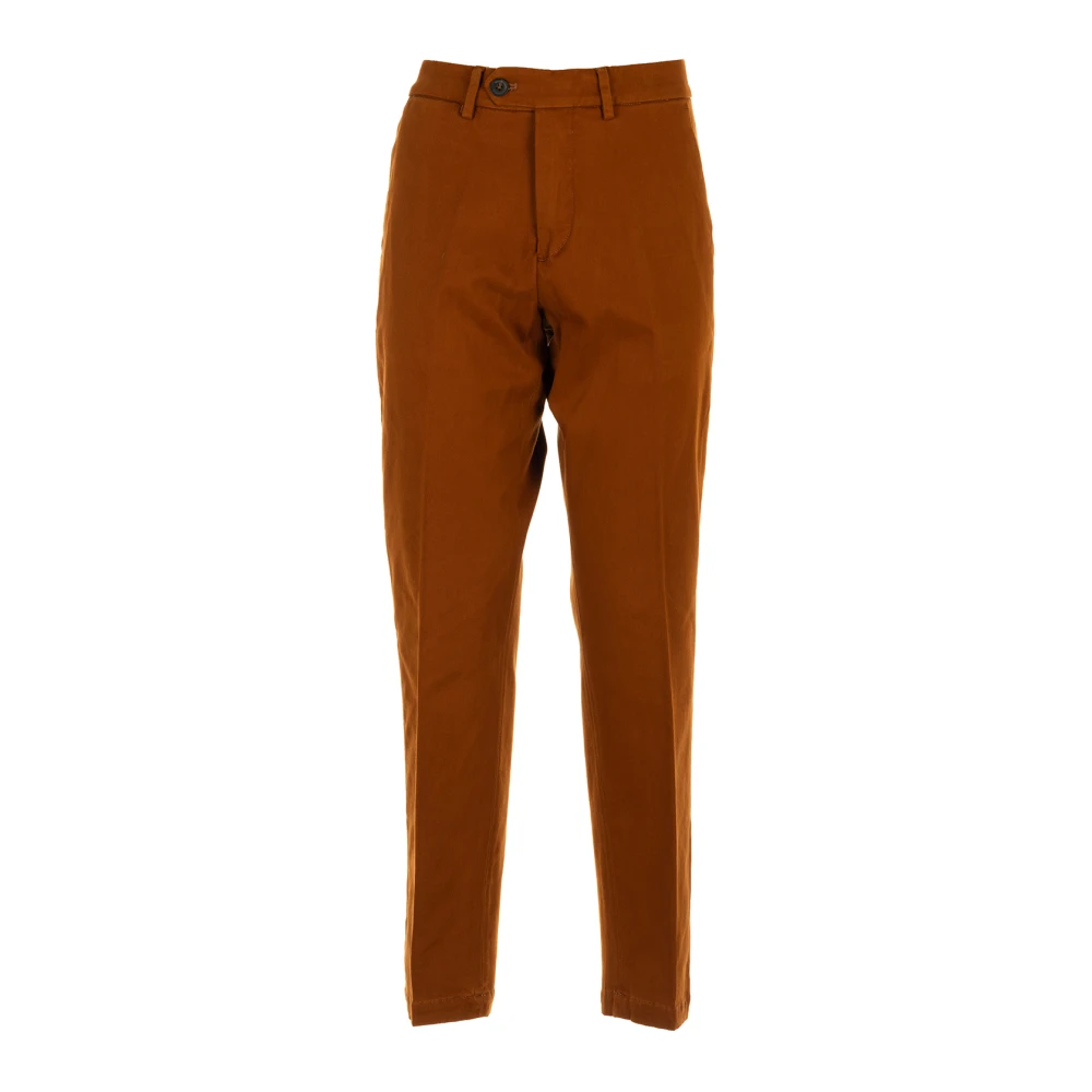 Roy Roger's Bruine Chino Gabardine Broek Brown Heren