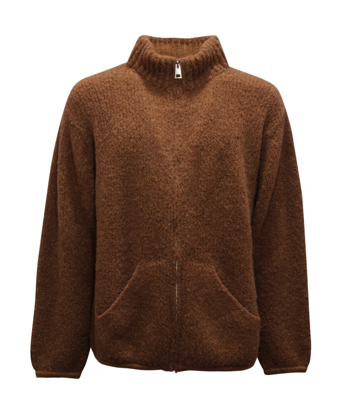 cardigan-pull-en-laine-boucle