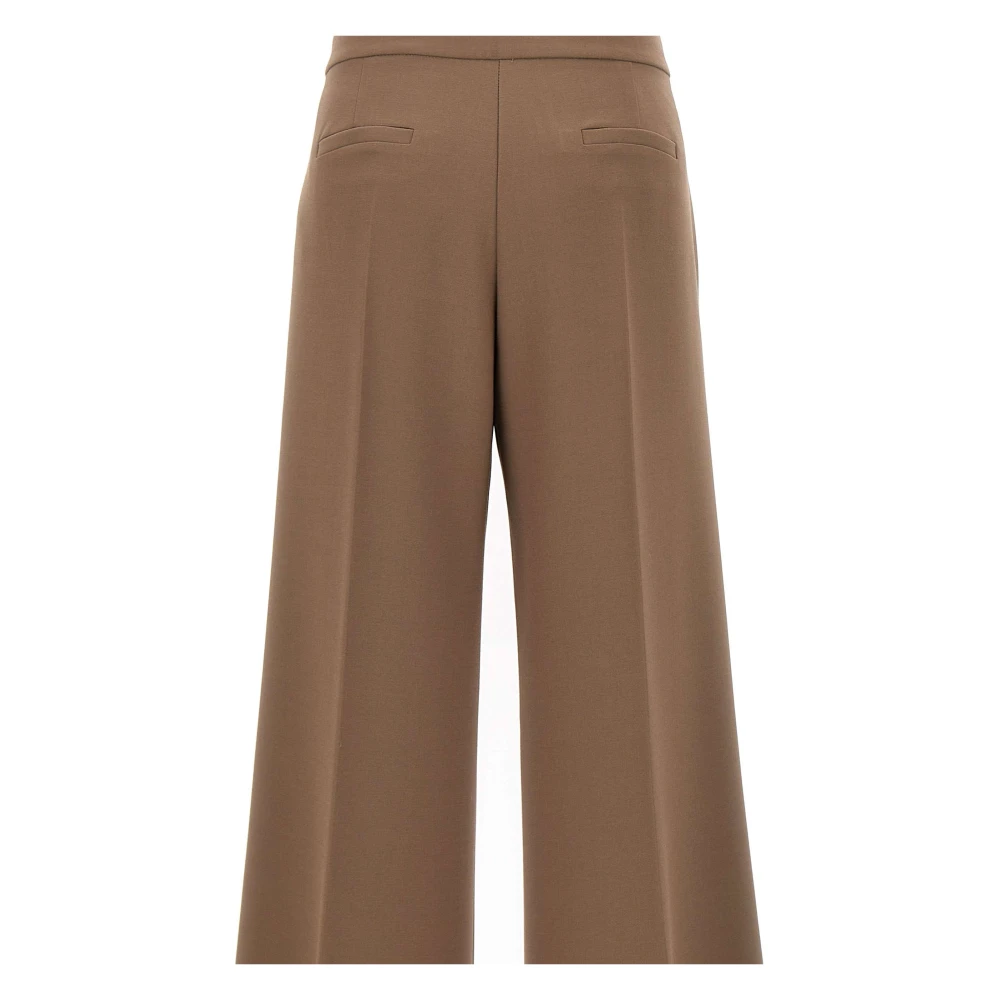 Kaos Bruine Wijde Pijp Broek Damesmode Brown Dames