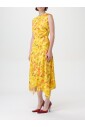 robe-midi-florale-jaune-vibrant