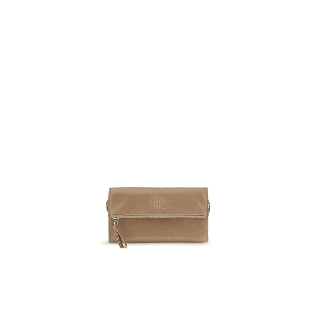 Miu Miu Leather Wallet On Chain - Image 3