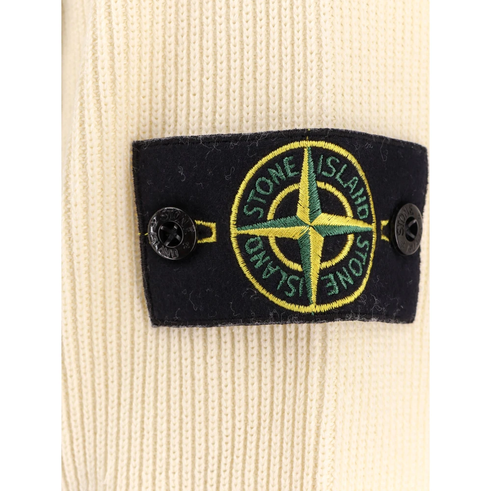 Stone Island Katoenen Ritsvest Beige Heren