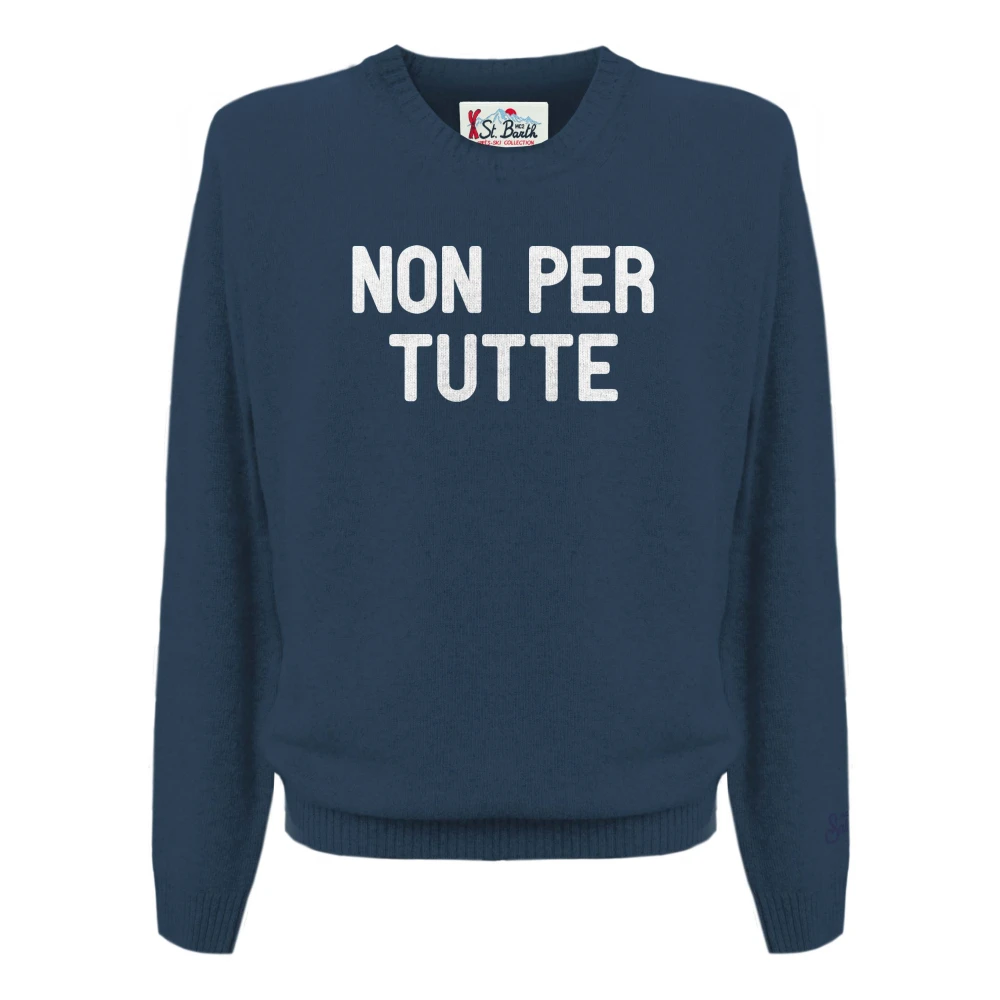 MC2 Saint Barth Stijlvolle Sweaters Collectie Blue Heren