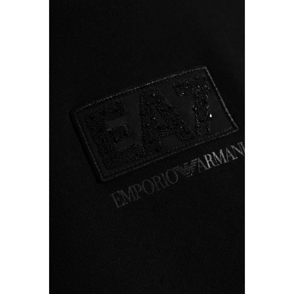 Emporio Armani EA7 T-shirt uit de collectie Black Dames