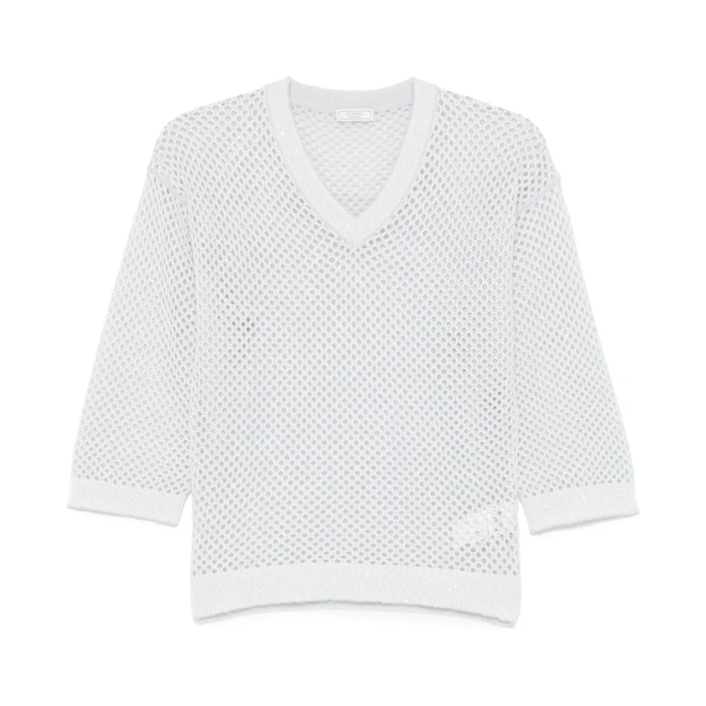 Knitwear > V-neck Knitwear - - Peserico - Modalova