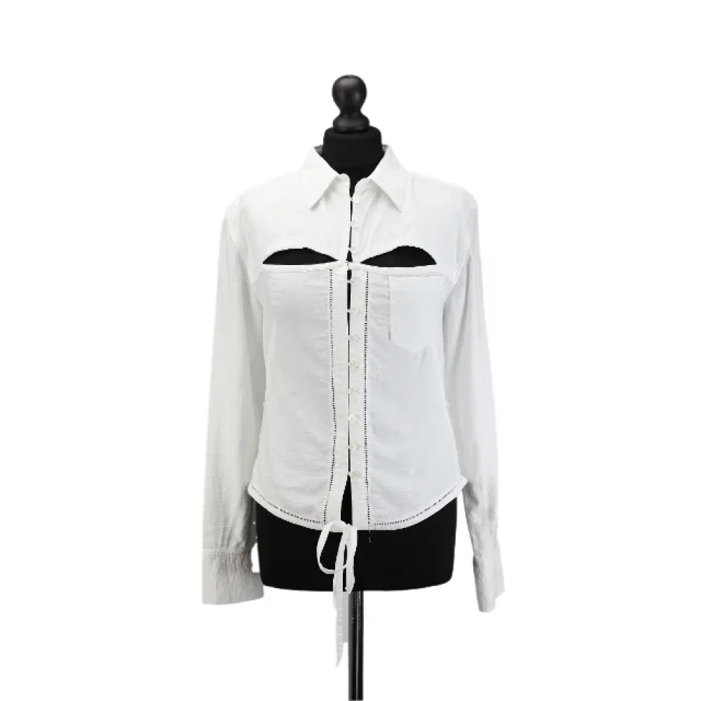 Jacquemus Pre-owned Fabric tops White Dames