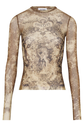 beige-printed-crew-neck-top