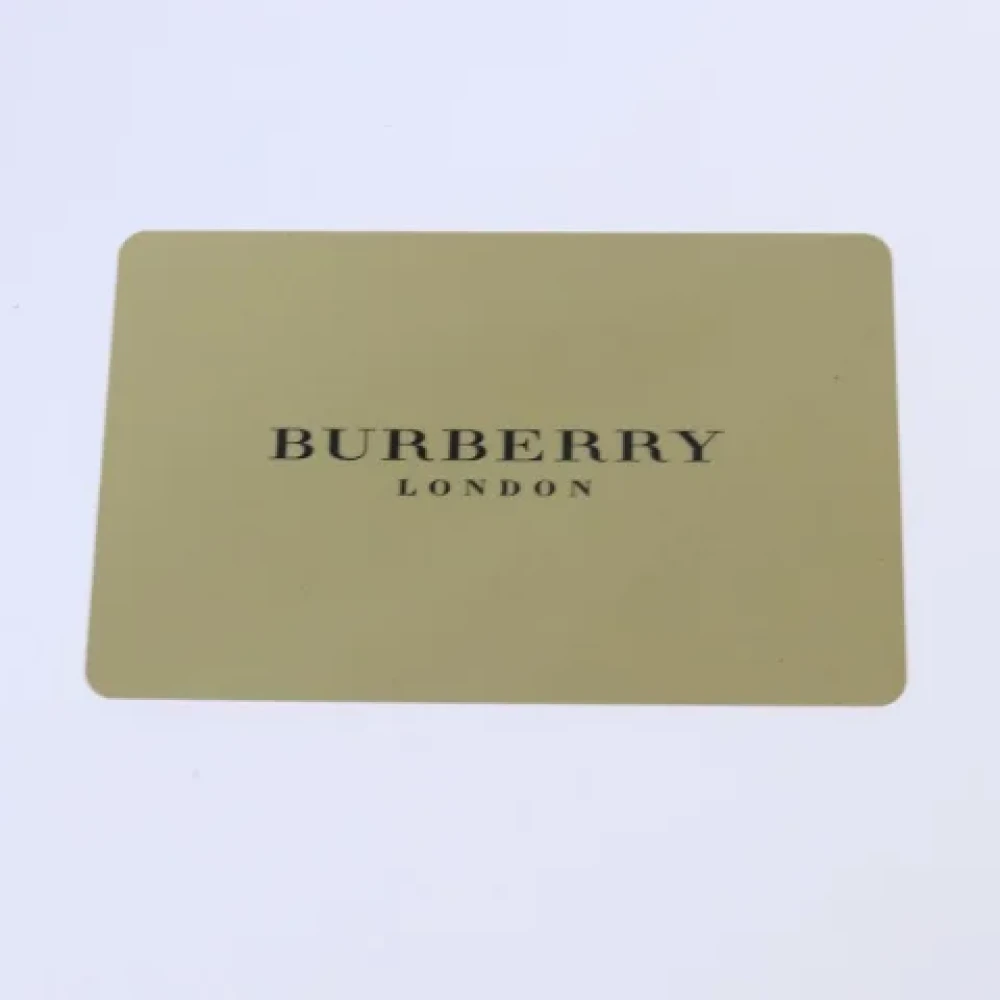 Burberry Vintage Pre-owned Leather shoulder-bags Beige Dames