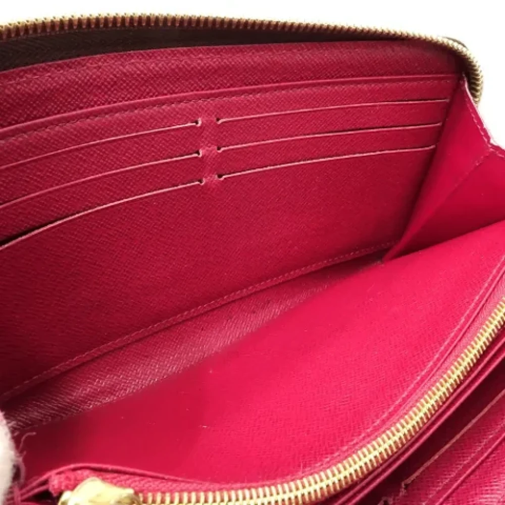 Louis Vuitton Vintage Pre-owned Fabric wallets Brown Dames