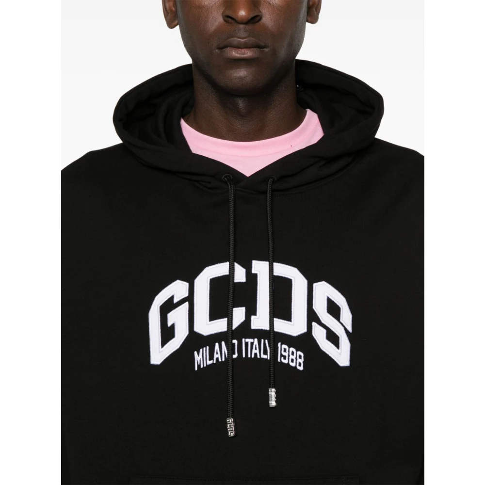 Gcds Zwarte Sweater Collectie Black Heren