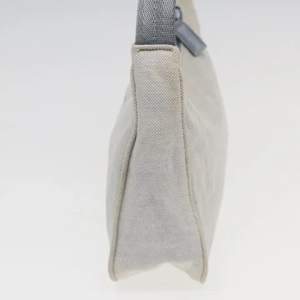 Prada Vintage Pre-owned Canvas pouches Blue Dames