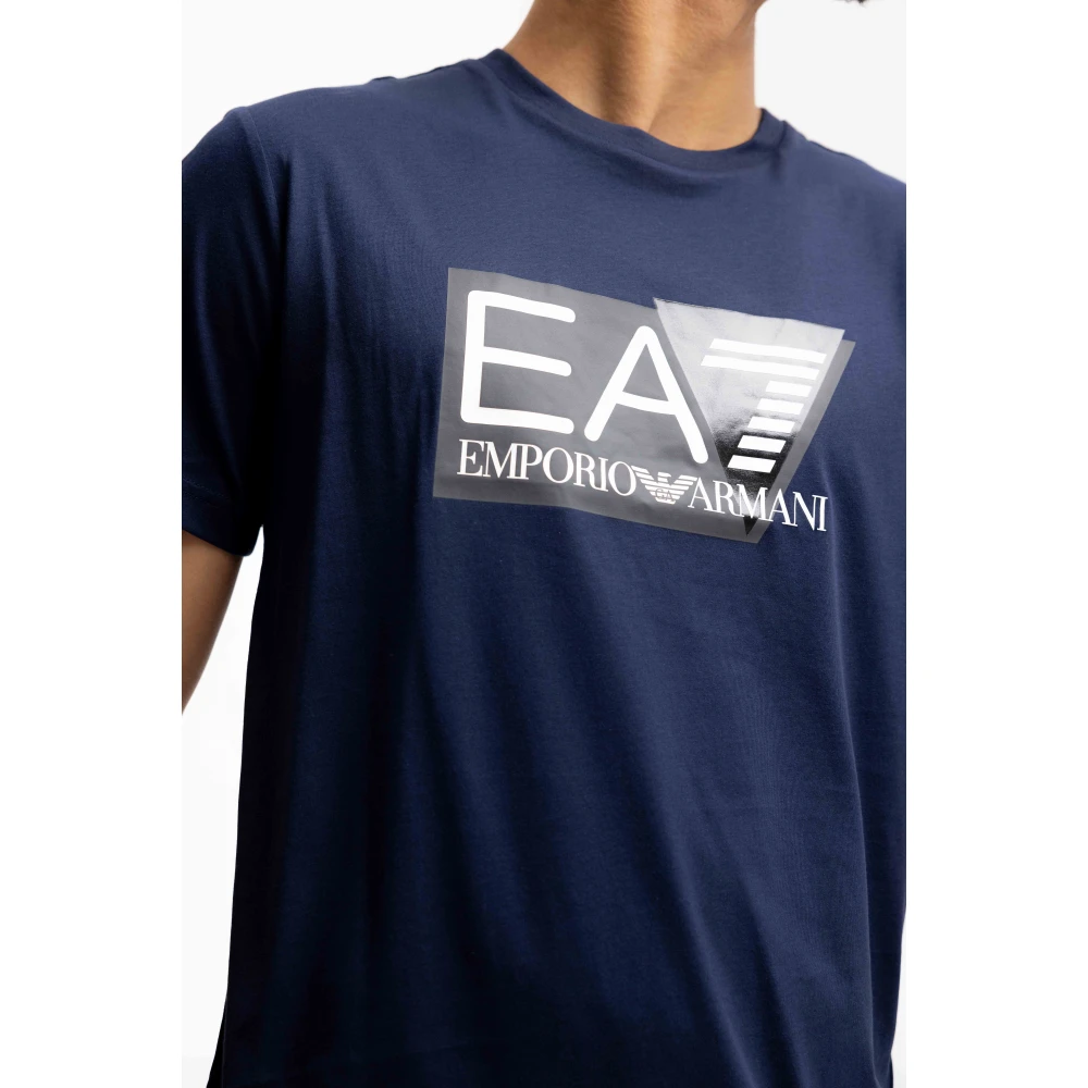 Emporio Armani Visibility T-shirt Heren Donkerblauw Blue Heren