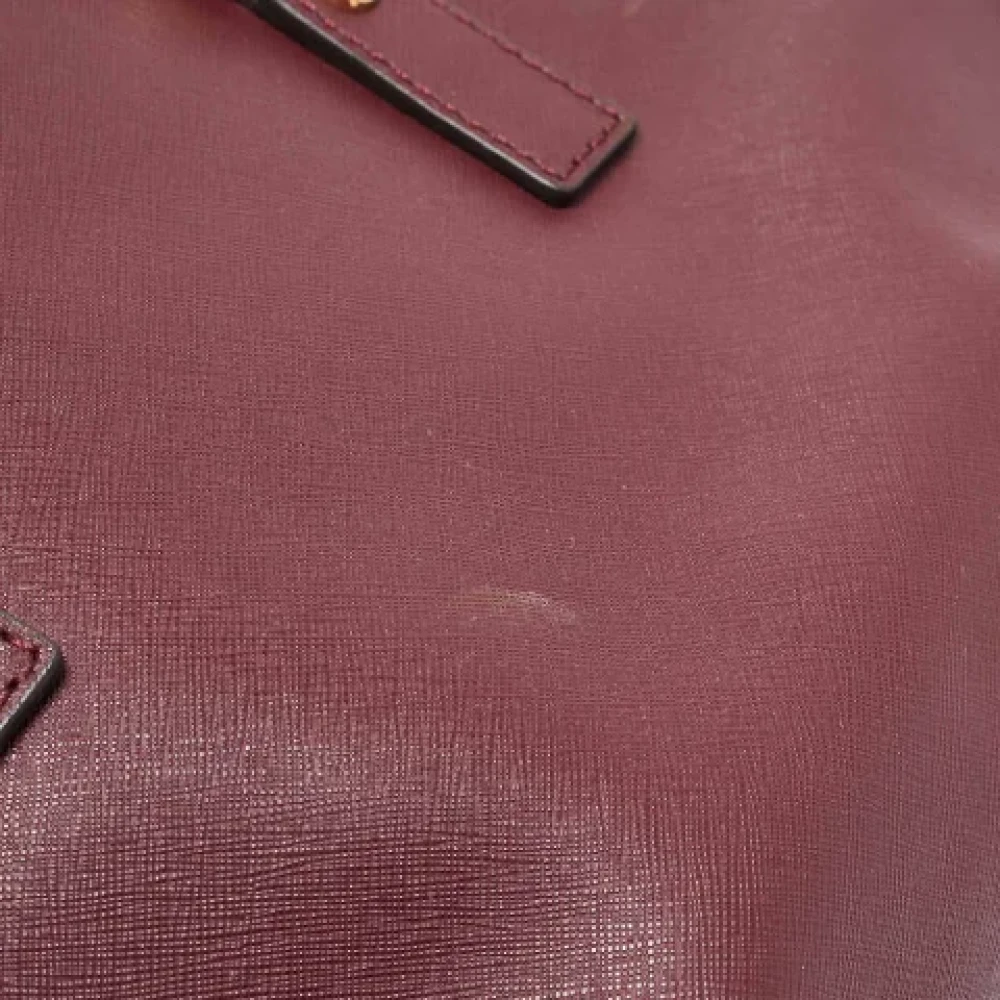 Michael Kors Pre-owned Leather totes Red Dames