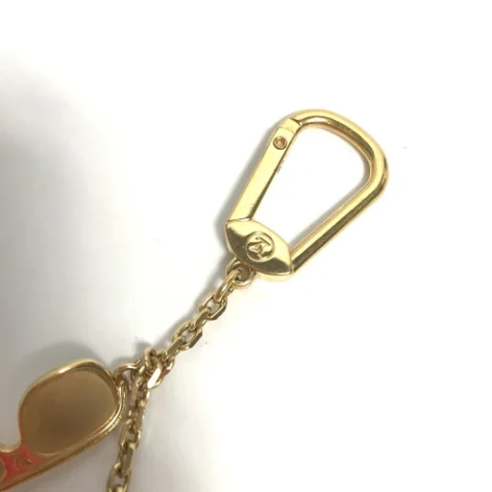 Louis Vuitton Vintage Pre-owned Fabric key-holders Yellow Heren