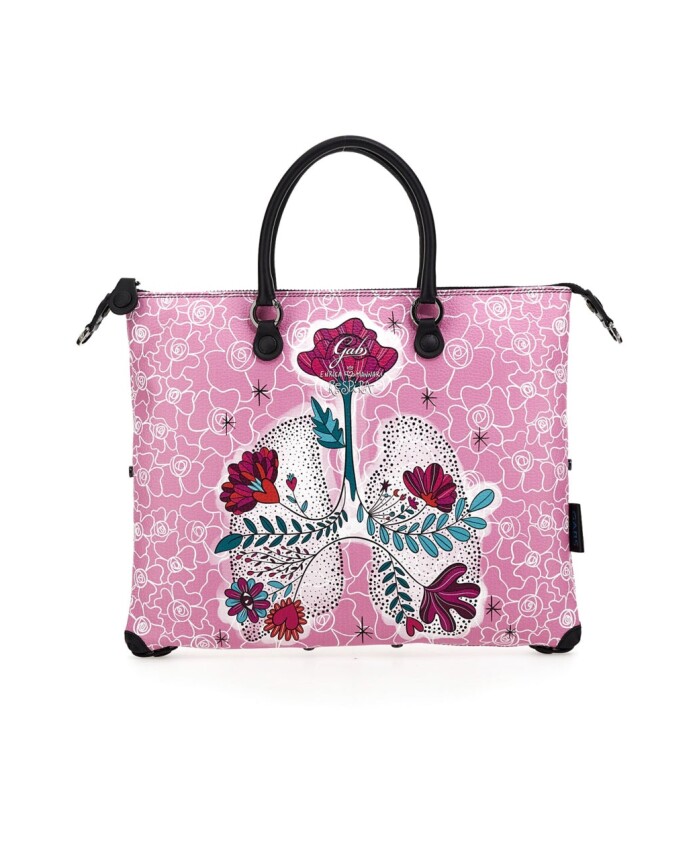 omkeerbare-multicolor-shopper-tas-vrouw