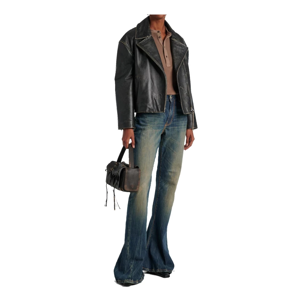 Acne Studios Blauwe Bootcut Jeans voor Vrouwen Blue Dames