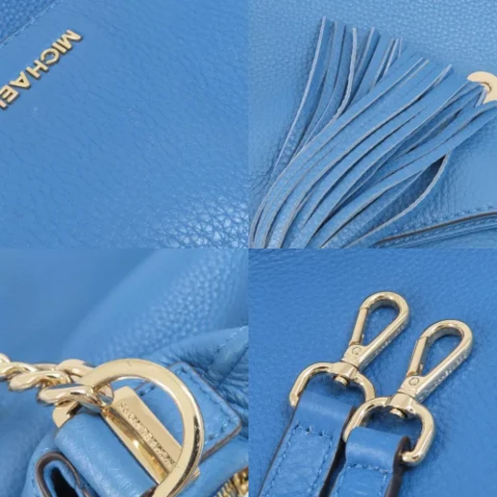Michael Kors Pre-owned Leather handbags Blue Dames