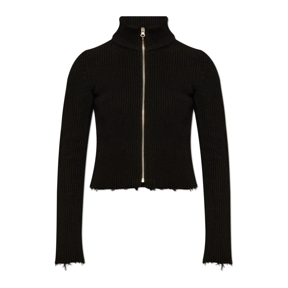 MM6 Maison Margiela Katoenen Cardigan Black Dames