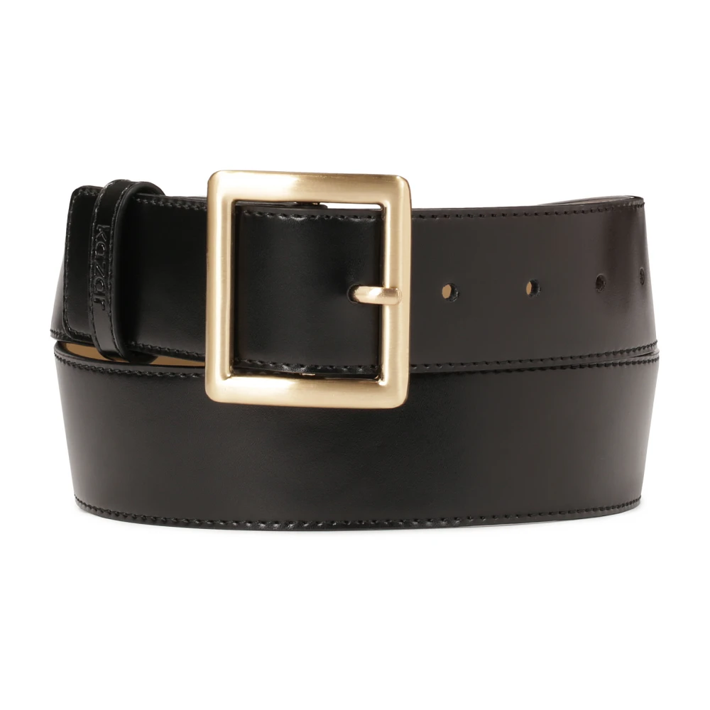 Kazar Universele zwart leren riem Black Dames