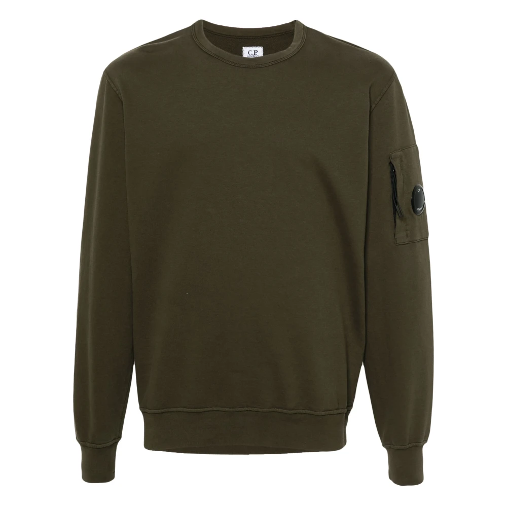 C.P. Company Groene Crewneck Sweatshirt met Lenszak Green Heren
