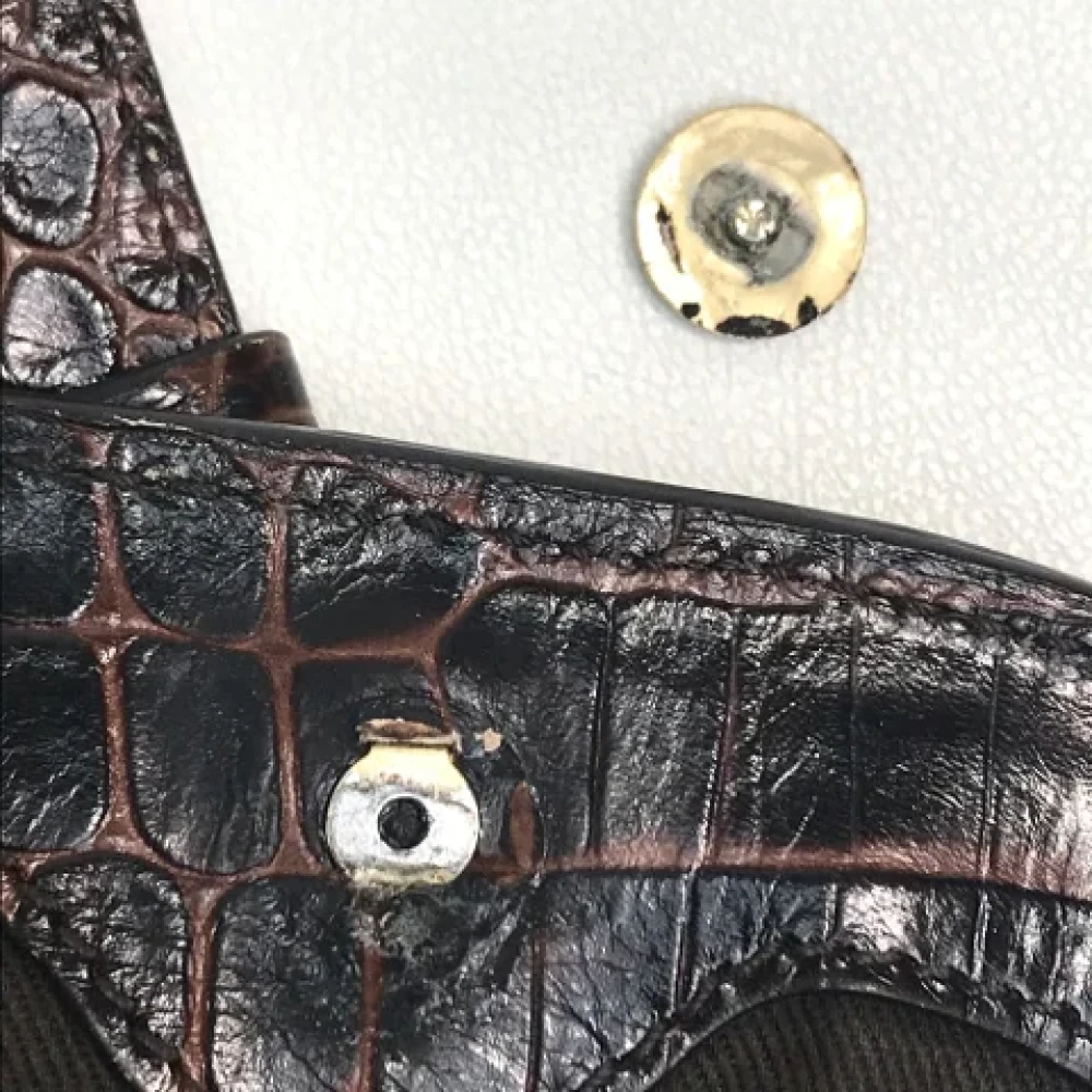 Celine Vintage Pre-owned Leather shoulder-bags Brown Dames