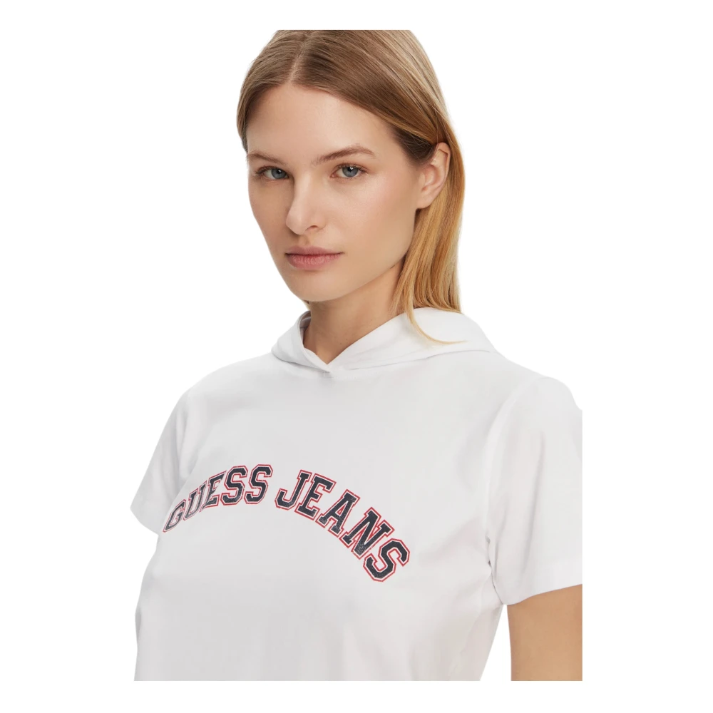 Guess Stijlvolle hoodies voor vrouwen White Dames