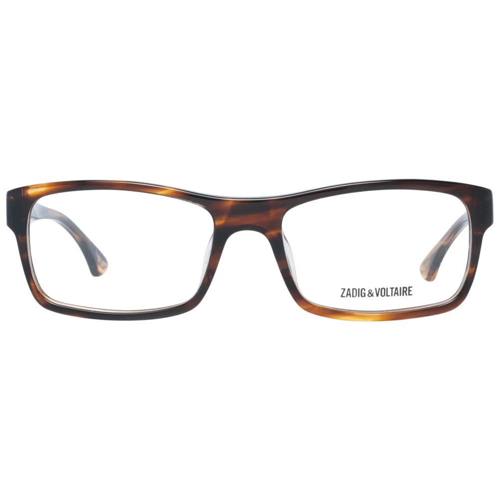 Zadig & Voltaire Bruine Rechthoekige Heren Optische Brillen Brown Heren