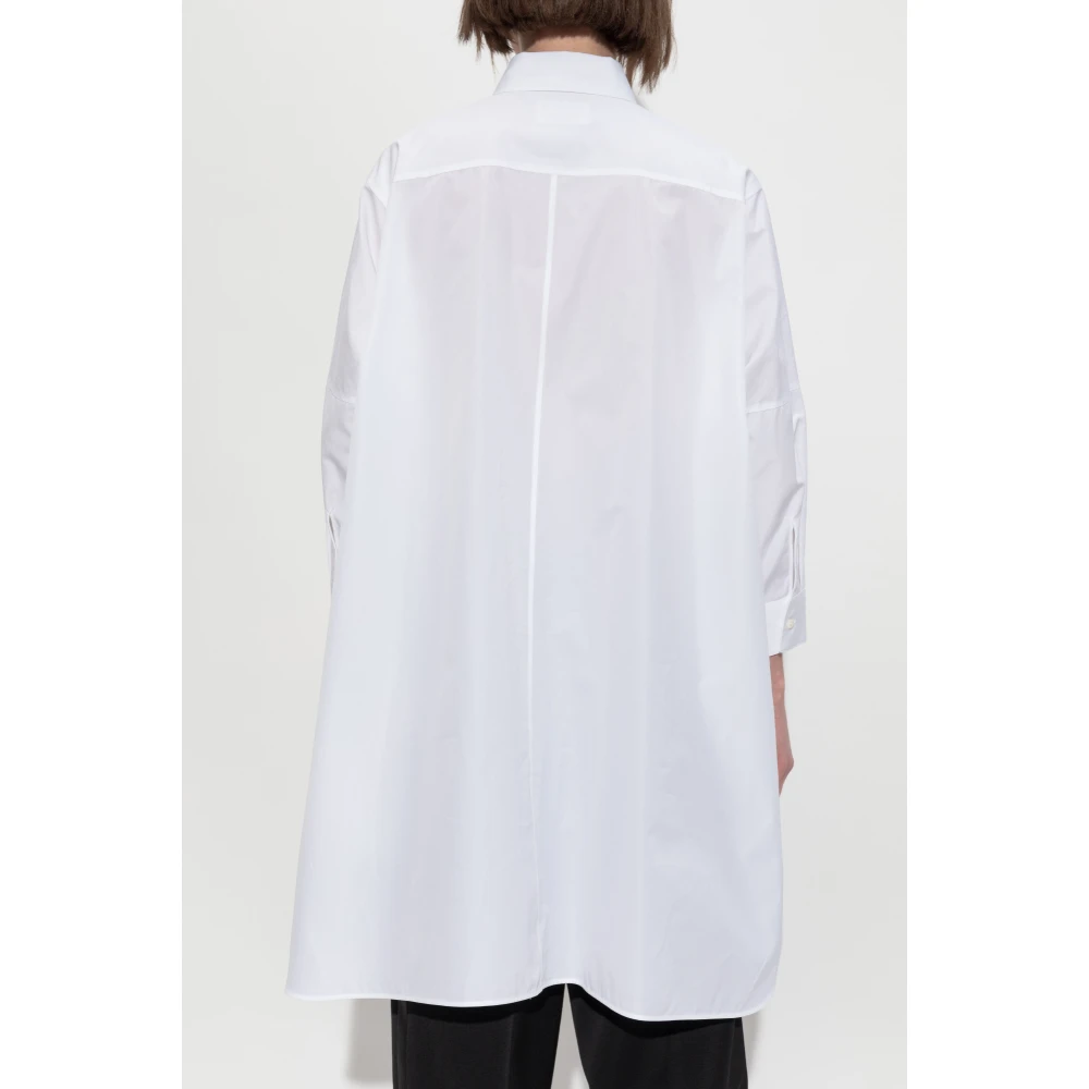 Jil Sander Losvallend overhemd White Dames