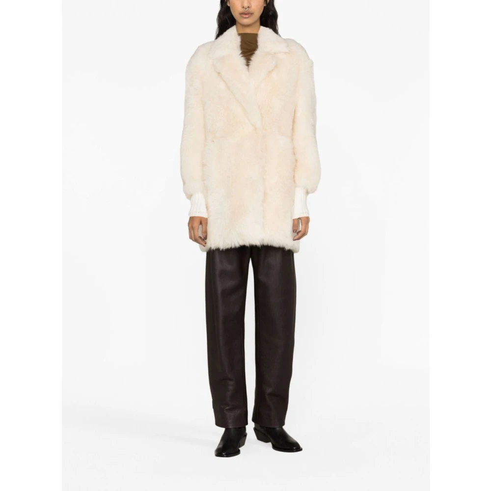 Fabiana Filippi Dameskleding Jassen Wit Aw23 White Dames