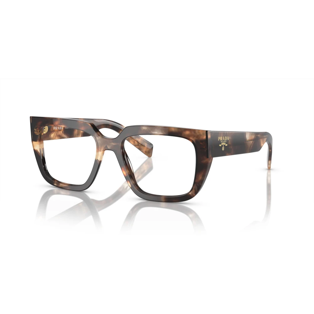Prada Caramel Havana Brillenmonturen Brown Unisex