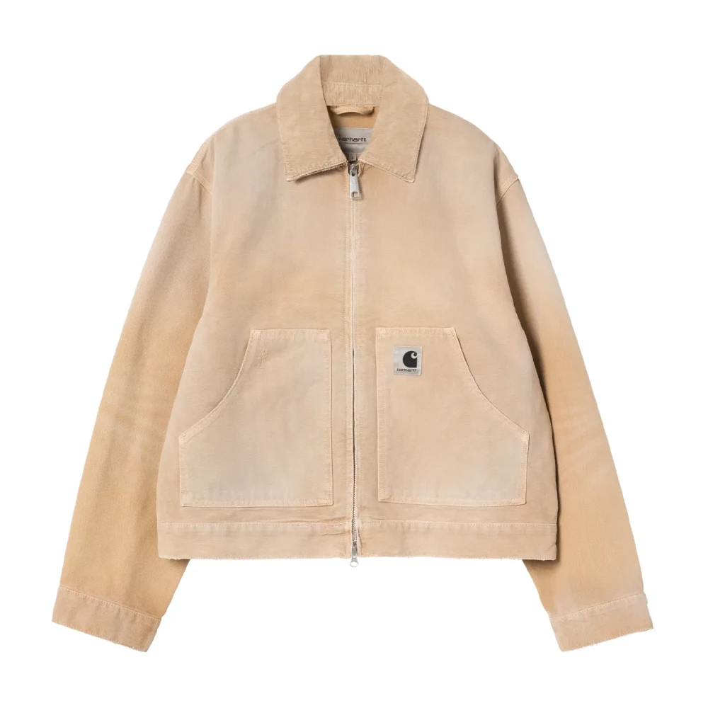 Carhartt Wip Women's Beige Light Jackets, M, Og Arcan Jacket