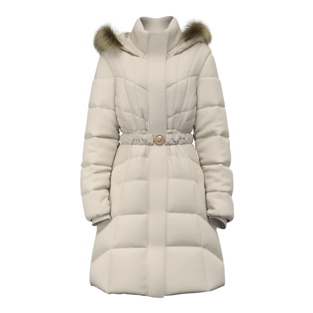 Guess Donna Beige Donne, Giacche Invernali, Nuovo Marina Medium Re W6bl37 W4085, (L) - Immagine 3